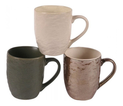 Taza Jarro Mug Ceramica Conico Relieve - tienda online