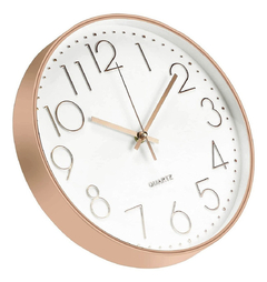 Reloj De Pared Moderno Colores 25cm Clasico Pettish Online en internet