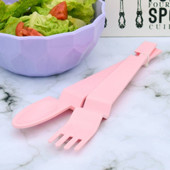 Pinza Ensalada Plastico Color Pinzalada 2en1