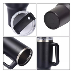 Vaso Térmico Premium 800ml Acero Inoxidable Con Tapa - tienda online
