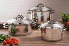 Cacerola Tramontina Solar 20 Cm C/asas Triple Fondo Pettish - Pettish Bazar