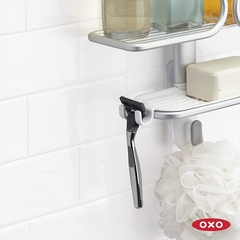 Organizador Triple Baño Ducha Aluminio Oxo Pettish Online