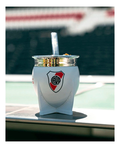 Imagen de Mate Pampa Xl River Plate Bombilla Termico Carp Pettish
