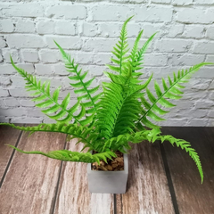 Maceta Con Planta Artificial Decorativa Hojas Pettish Online en internet
