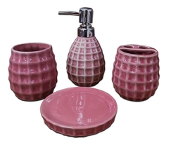 Imagen de Set Accesorios Baño Ducha X4 Piezas Kit Juego Pettish Online