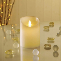 Imagen de Velas Velon Velones Led Pila Llama Con Movimiento Mediana