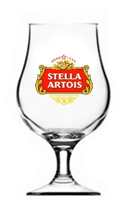 Copa Vidrio Dublin Cerveza Logo Stella Artois 400ml en internet