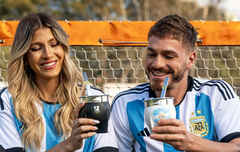 Mate Pampa Seleccion Argentina Campeon Afa Bombilla Pettish - tienda online