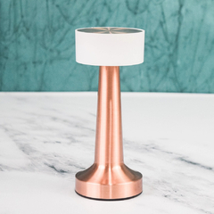 Lampara Velador Led Recargable Usb Tactil Metal Deco Pettish en internet