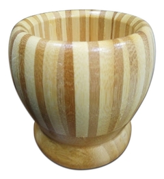 Mortero Machacador Madera Bambu Bamboo Pettish Online en internet