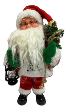 Adorno Muñeco Musical Papa Noel Deco Navidad H3026 en internet