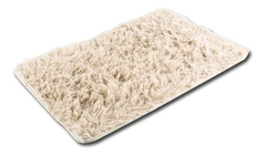 Alfombra Baño Con Memoria Cubierta De Microfibra Y Base Antideslizante Decorada Boucles - tienda online