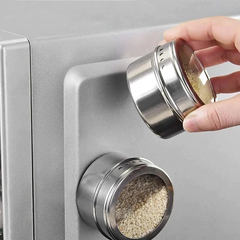 Especiero Frasco Tarro De Acero Inox Imantado Con Base - tienda online