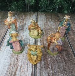 Figuras De Pesebre Pequeñas Polirresina X6 Pettish Online en internet
