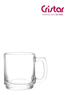 Jarro Taza Mug Vidrio Cristar Firenze 275cc Pettish Online en internet