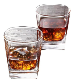 Vaso Vidrio Whisky Bebidas Bar Set Pack X6 Petttish Online - comprar online