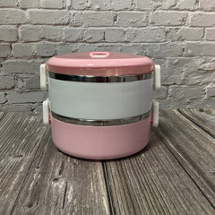 Lunchera Hermetica Doble Termica Acero Inox. Vianda Pettish - Pettish Bazar