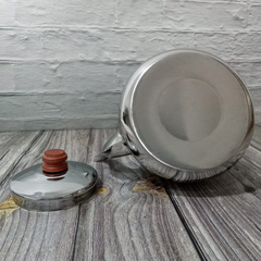 Pava Acero Inoxidable Mic Bronce Madera Pettish Online - tienda online