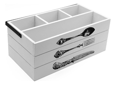 Organizador De Cubiertos Cubiertero Utensilios Mesa Pettish en internet