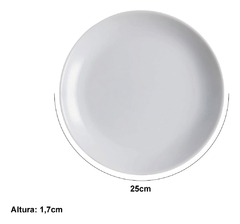 Plato Playo 25 Cm Luminarc Diwali Vidrio Templado Pettish - comprar online