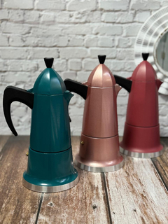 Cafetera Estilo Italiana Aluminio 6 Tazas Espresso Pettish - comprar online