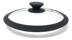 Tapa Vidrio Silicona 22 Cm Olla Cacerola Sarten Pettish