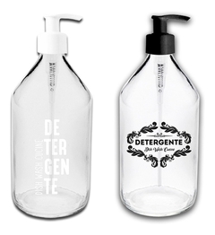 Imagen de Dispenser Detergente Alcohol Baño Cocina Bacha 500ml Pettish