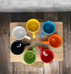 Imagen de Jarro Mug Taza Bombe Ceramica 270ml Colores Pettish Online
