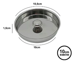 Molde Hamburguesa Acero Inoxidable Tapa 10 Cm Pettish Online - comprar online