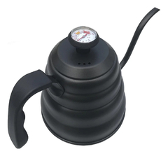 Pava Barista Cafe Acero Inoxidable Black Termometro Pettish - comprar online