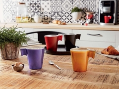Taza Cafe Luminarc Flashy Longo 220 Ml Negro Pettish Online - comprar online