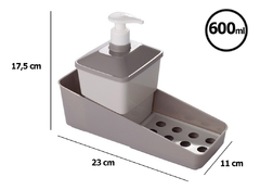 Imagen de Dispenser Detergente Porta Esponja Plasitul Colores Pettish