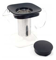 Tetera Vidrio Acero Infusor Inoxidable 600ml Pettish Online - tienda online