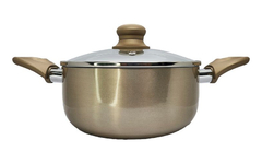 Cacerola Volt 20cm Antiadherente Tapa Larhaus Pettish Online - Pettish Bazar