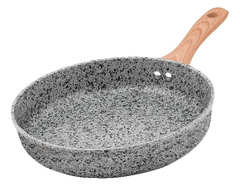 Sartén Hudson Granito Stone Aluminio Forjado 28cm Inducción Color Gris
