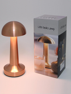 Lampara Velador Led Recargable Usb Tactil Metal Deco Pettish - comprar online