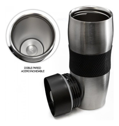 Jarro Vaso Termico De Acero Grip Color Pettish Online - comprar online