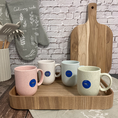 Imagen de Jarro Mug Taza Recta Granito 300 Cc Café Ceramica Pettish