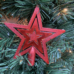 Imagen de Estrella Puntal Doble Navidad Mini Decorativa Pettish Online