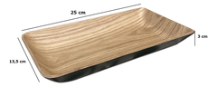Bandeja Madera Rectangular S Combinada Hogar Deco Carol - comprar online