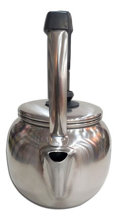 Pava Mate Acero Bakelita Gamuza Platino 1,6lt Pettish Online Color Acero Inoxidable en internet