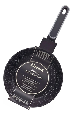 Sarten Induccion Antiadherente 24cm Granito Negro Carol en internet
