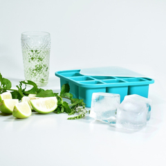 Cubetera Flexible De Silicona Con Tapa Hermetica Libre Bpa en internet