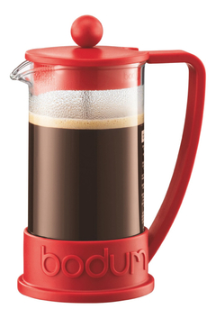 Cafetera Portátil Bodum Brazil 10948 Automática Roja Prensa Francesa