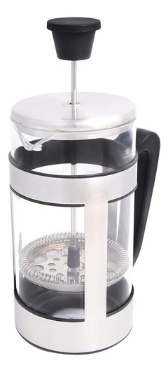 Cafetera Metal Embolo 800ml Pettish Online Color Plateado Opaco - tienda online