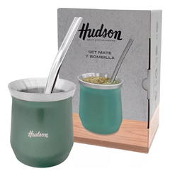 Mate Hudson Vaso Acero Doble Pared Bombilla