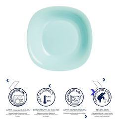 Plato Hondo Luminarc Carine 21cm Vidrio Templado Pettish en internet