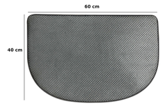 Alfombra De Baño Diseño Semicircular Antideslizante - comprar online