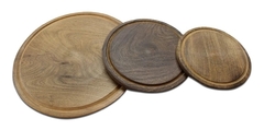 Plato Tabla Pizza Pizzera 33 Cm Madera Pettish Online - Pettish Bazar