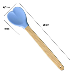 Espatula Silicona Reposteria Cocina Colores Pettish Online - comprar online